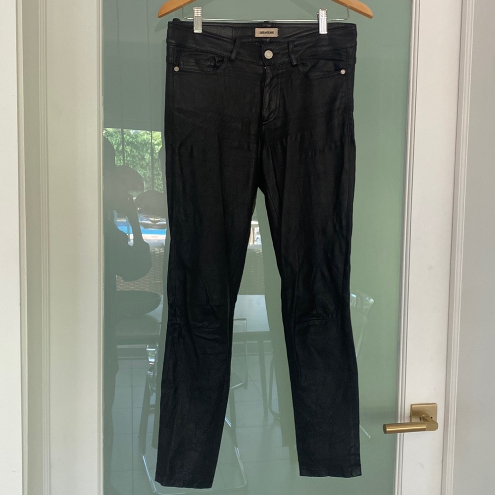 Black Leather Pants